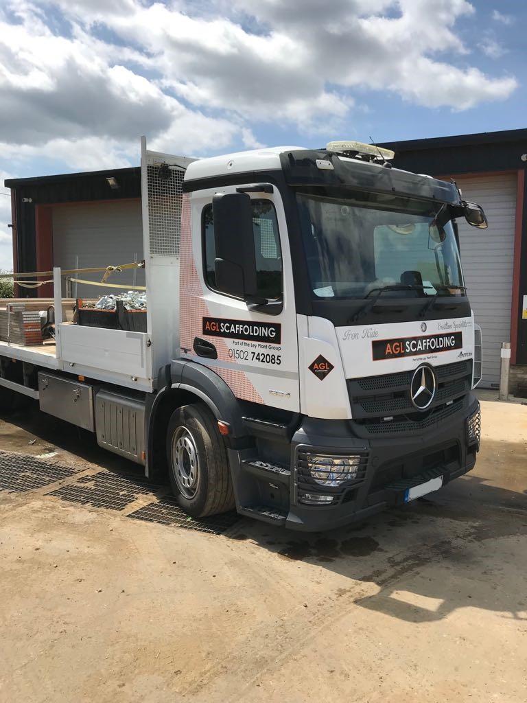 AGL Scaffolding Lorry
